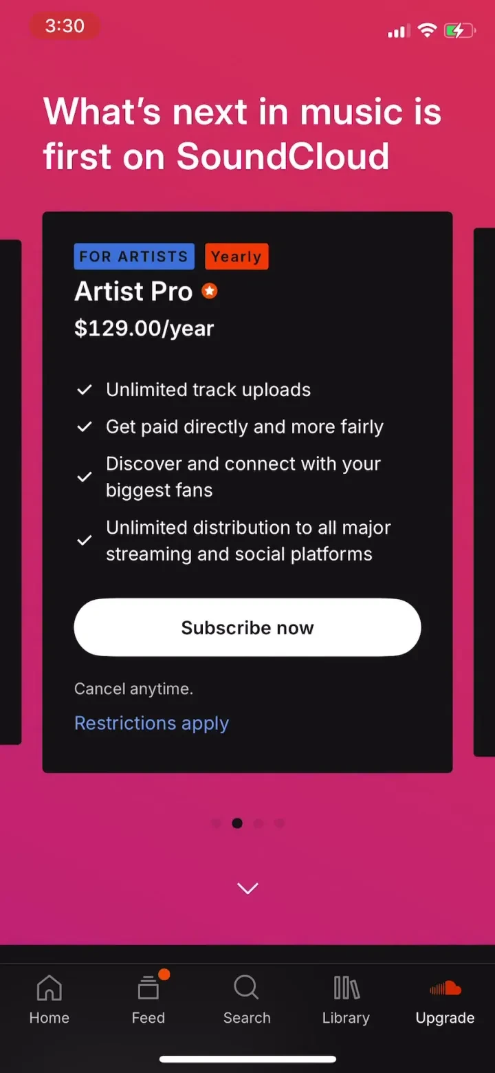 SoundCloud: The Music You Love screenshot 3