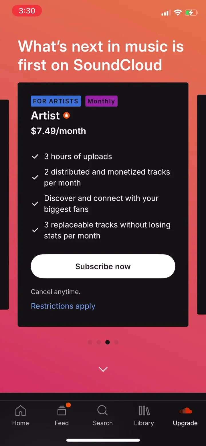 SoundCloud: The Music You Love screenshot 4