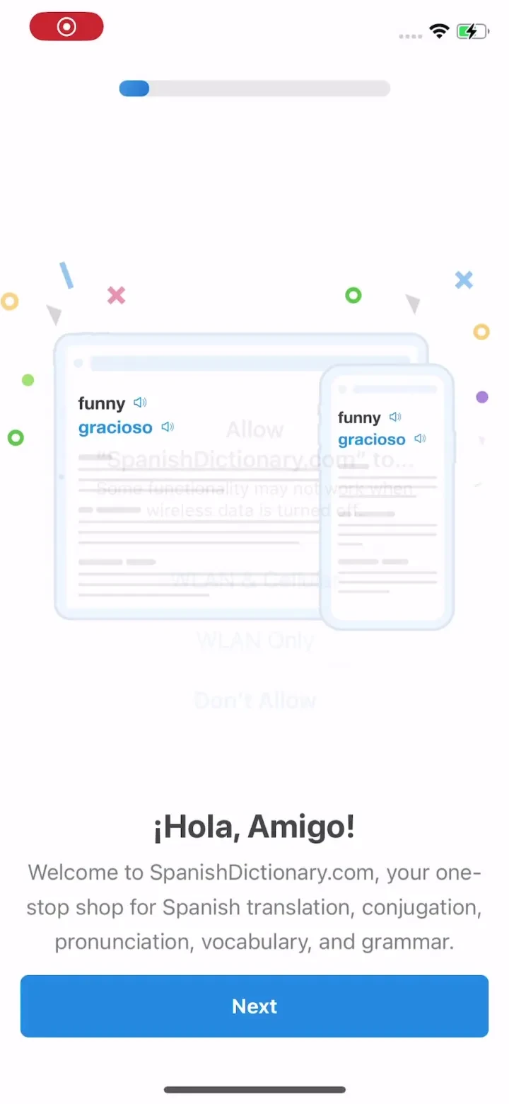 SpanishDictionary.com Learning screenshot 3