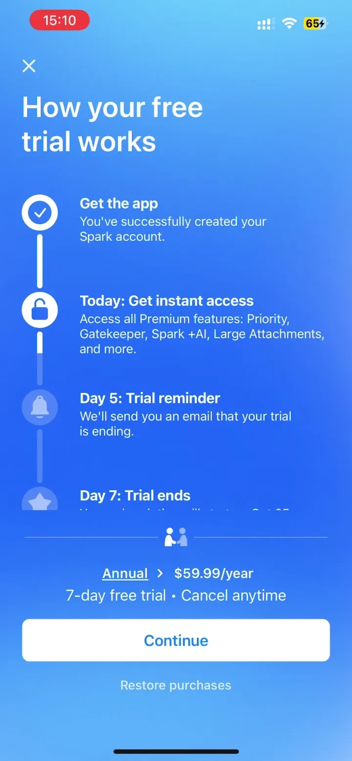 Spark Mail: AI Email Assistant screenshot 3