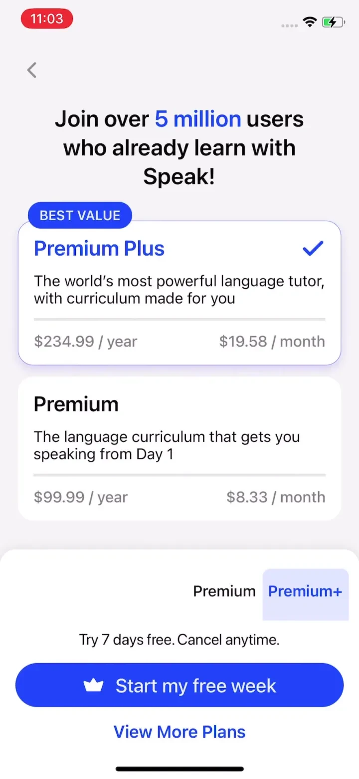 Speak: Language Learning screenshot 4