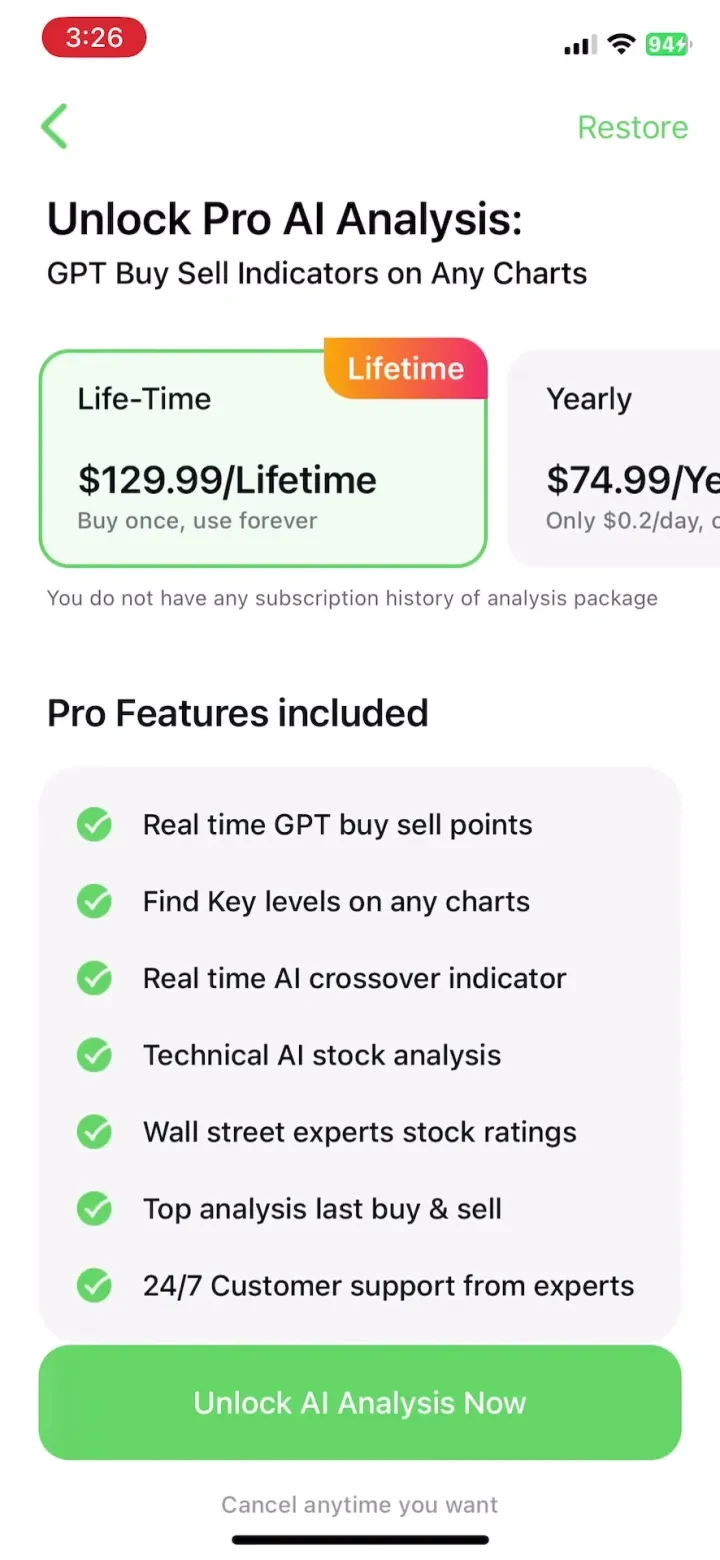 Stock Signal: AI Stocks Watch screenshot 4