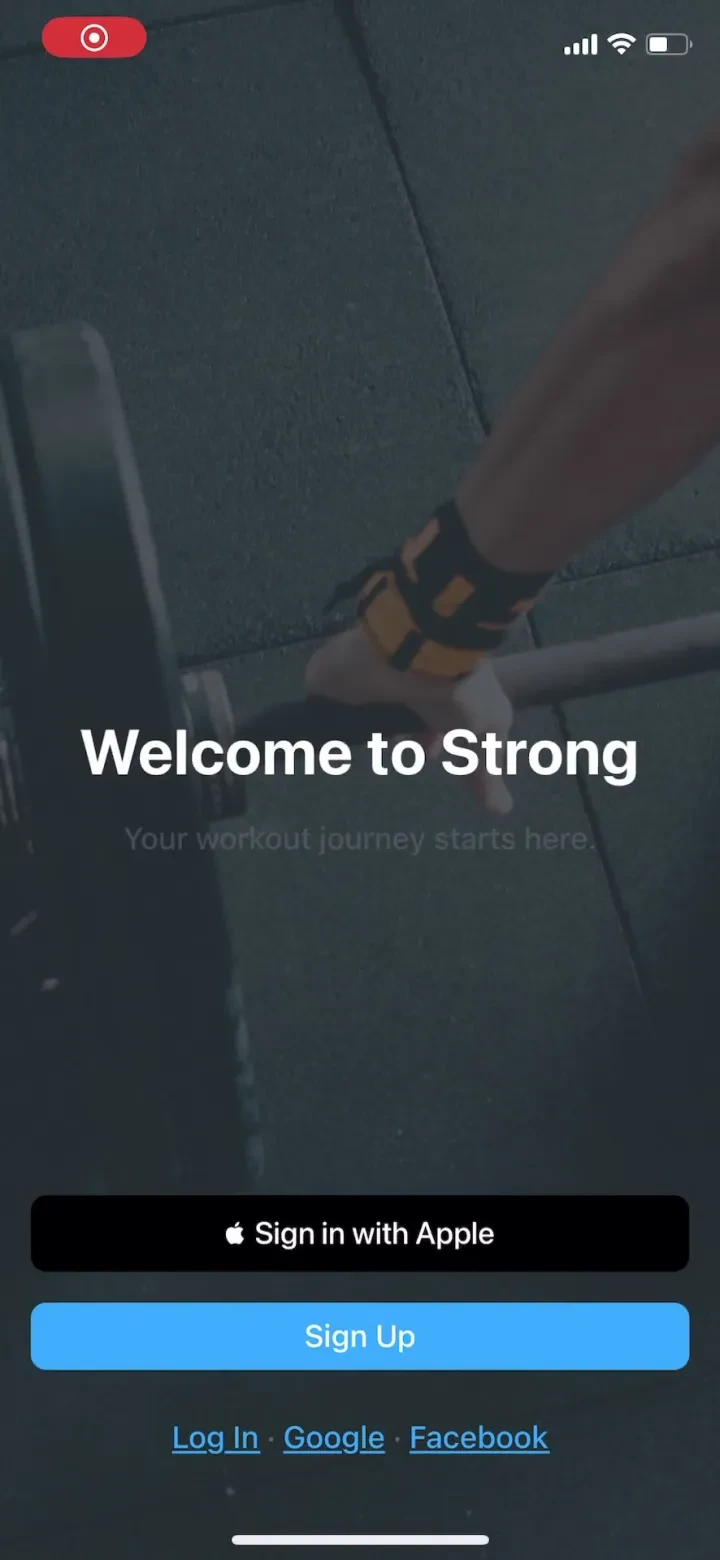 Strong Workout Tracker Gym Log screenshot 3