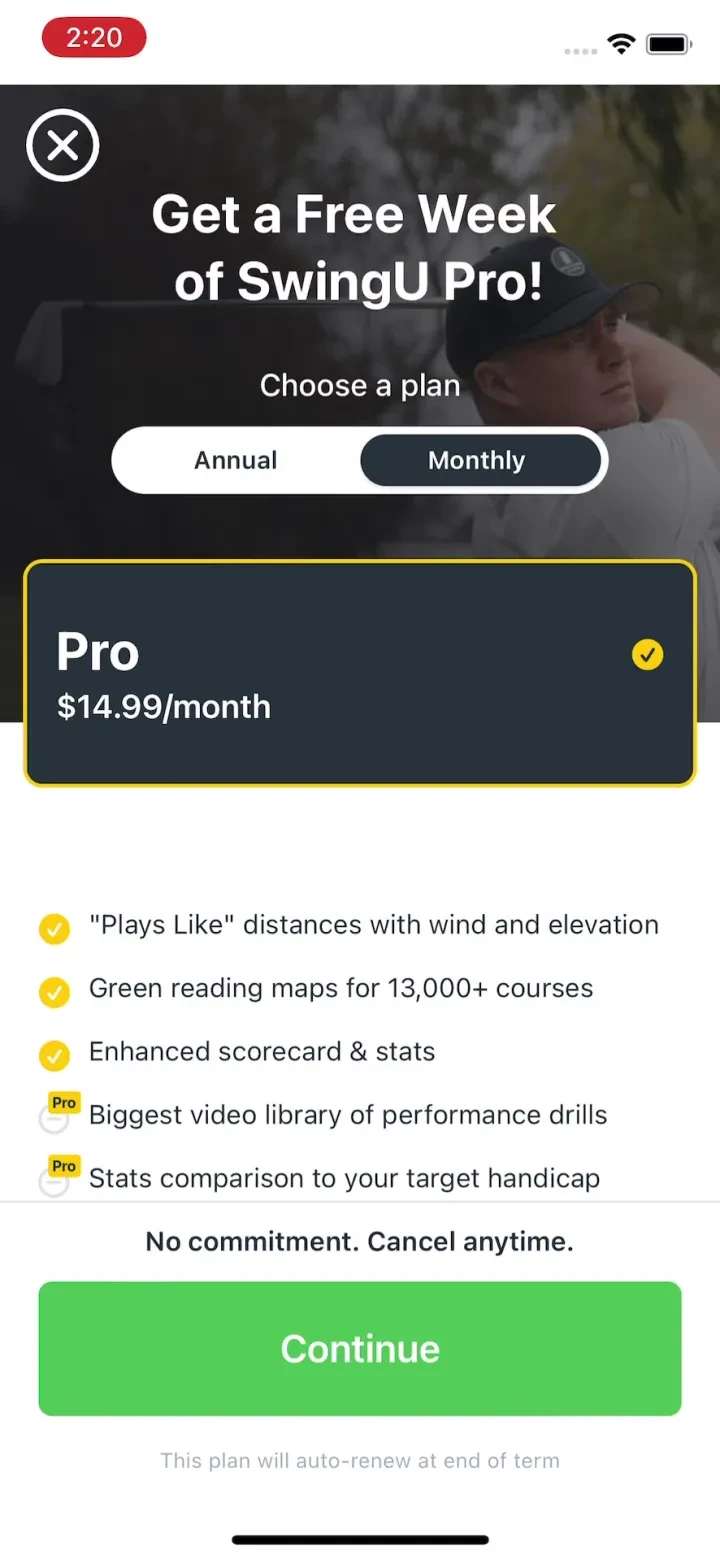 SwingU: Golf GPS Range Finder screenshot 3
