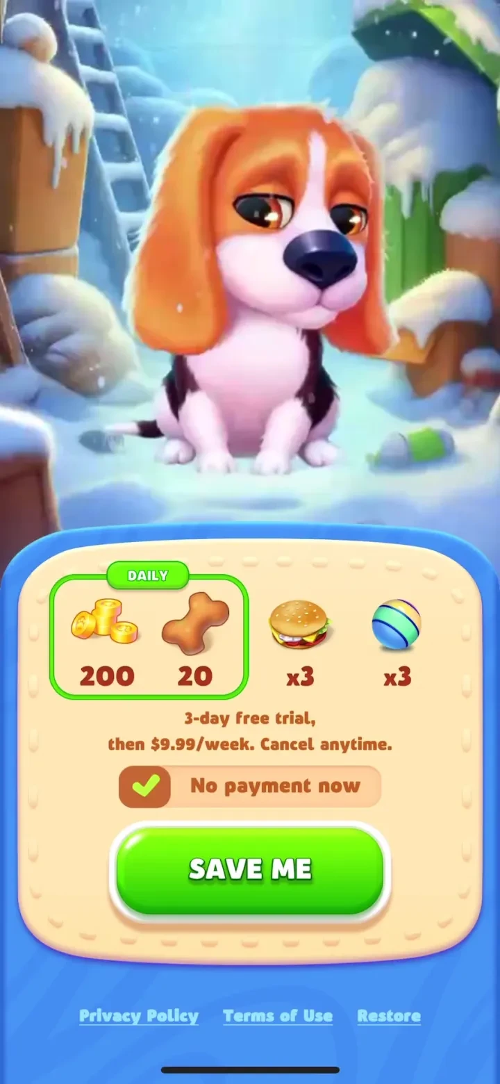 Tamadog - Puppy Pet Dog Games paywall screenshot