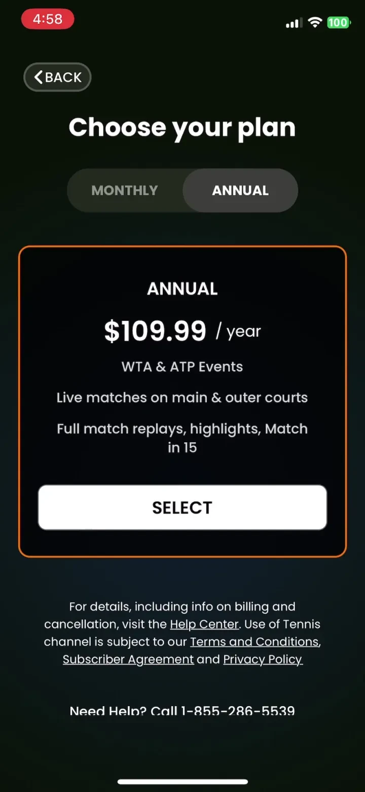 Tennis Channel screenshot 3
