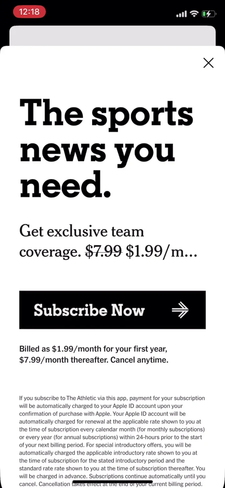 The Athletic: All Sports News screenshot 3