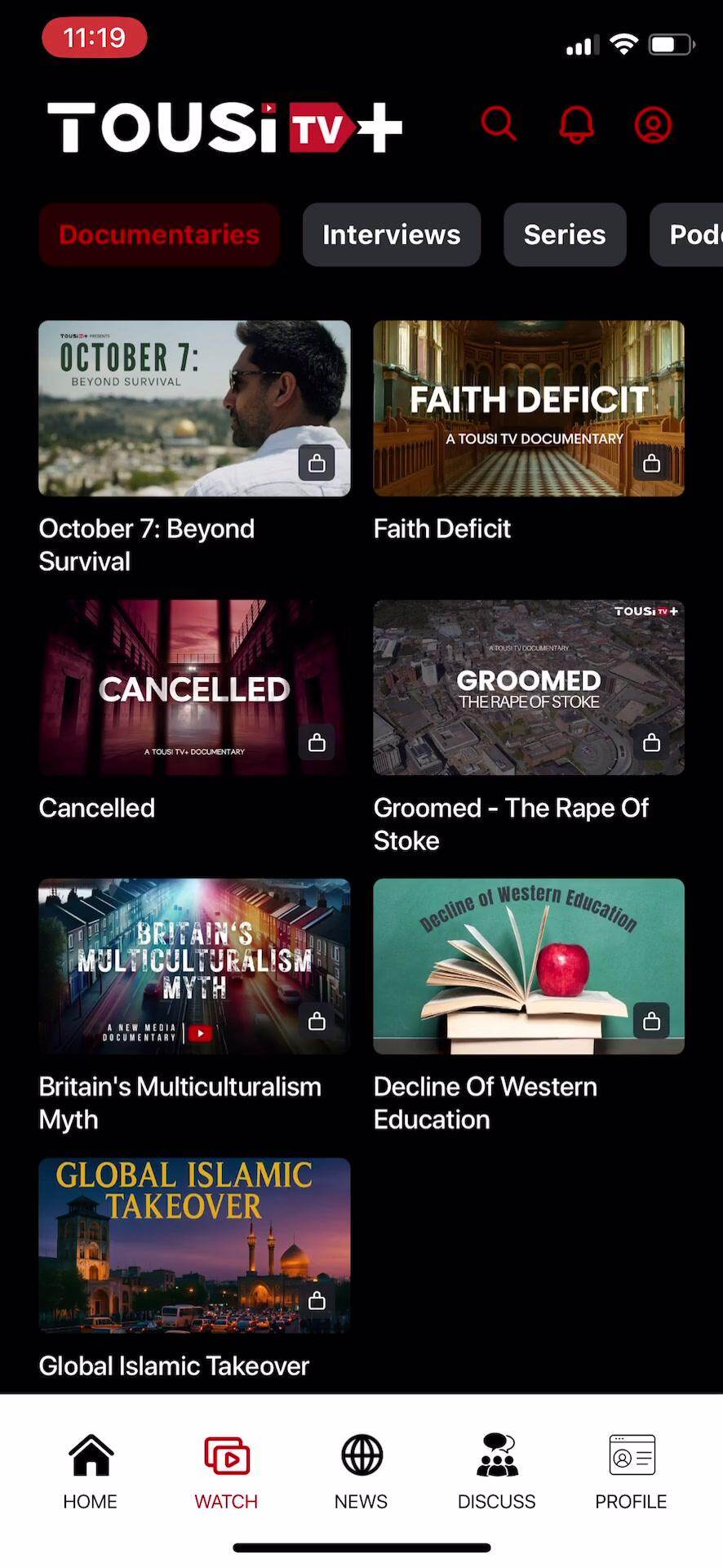 Tousi TV+ screenshot 4