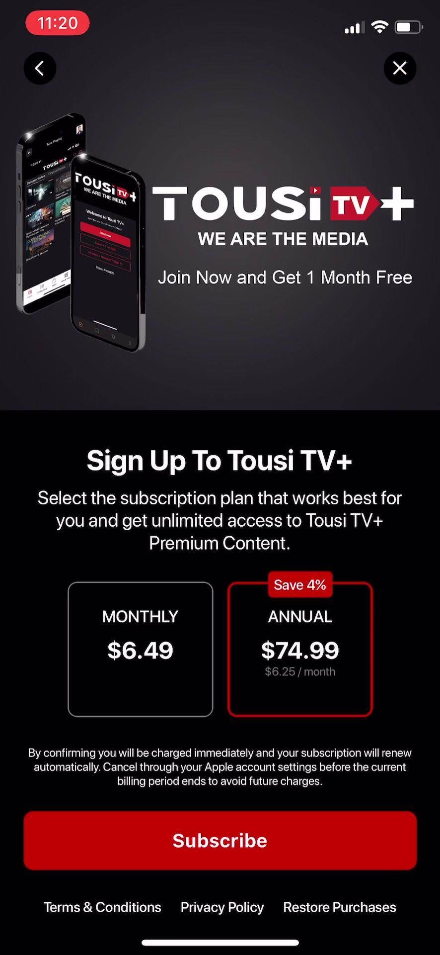 Tousi TV+ screenshot 9