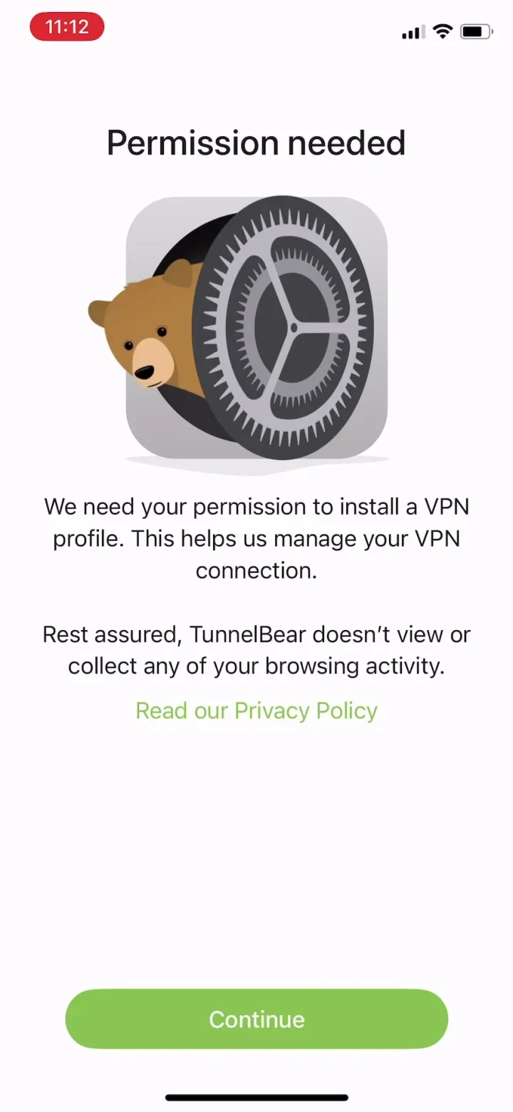 TunnelBear: Secure VPN &amp; Wifi screenshot 4
