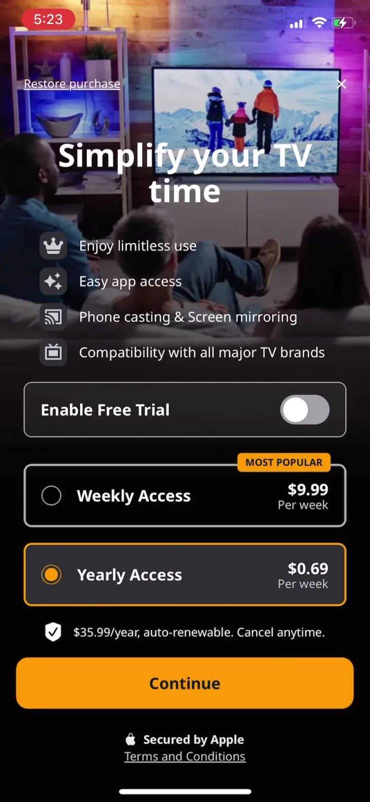 Universal TV Remote Control＊ screenshot 3
