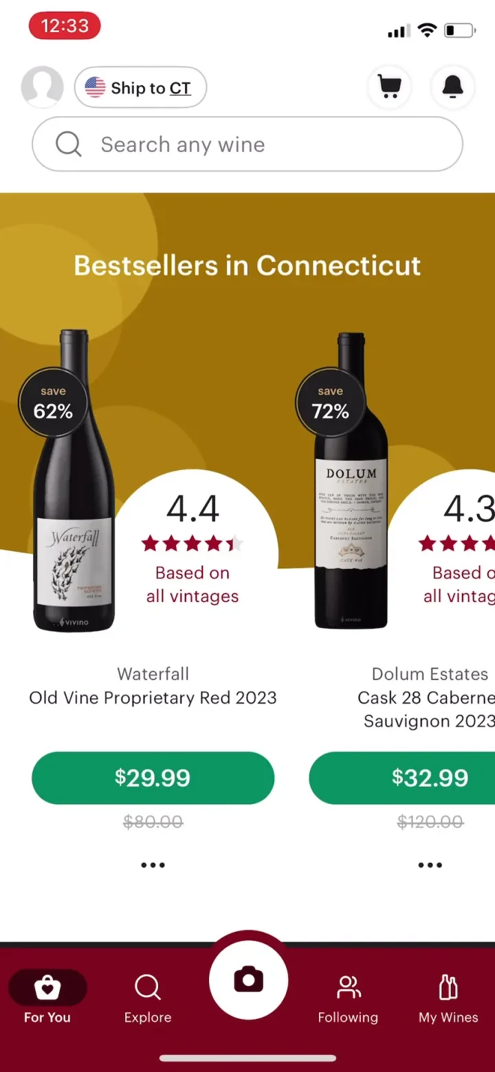 Vivino: Drink The Right Wine paywall screenshot