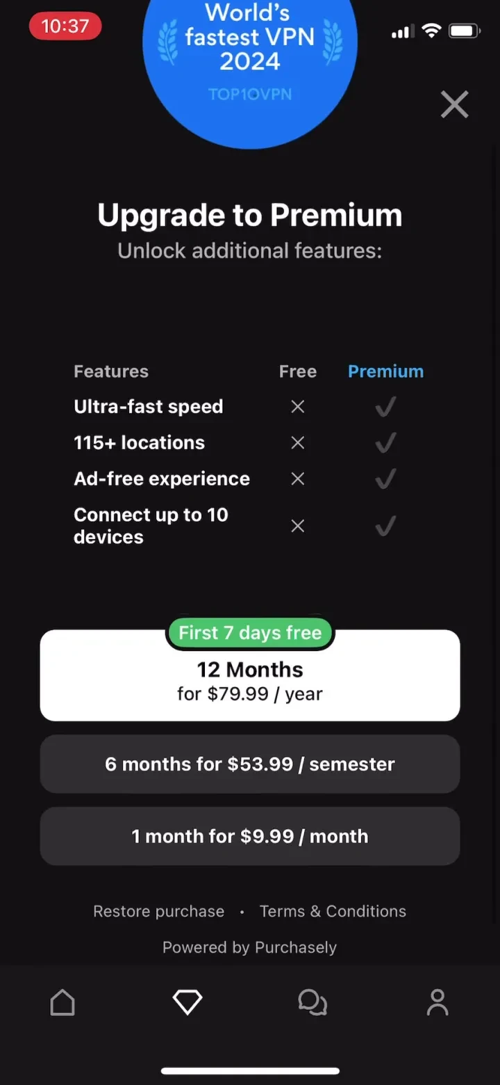 VPN Hotspot Shield: Secure VPN screenshot 3